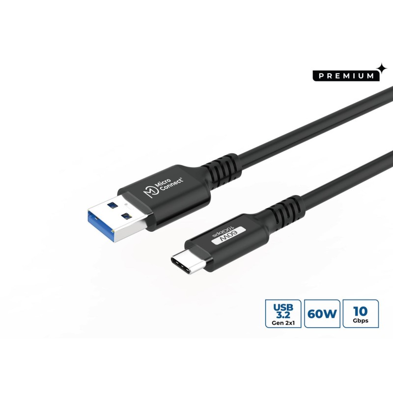 MicroConnect Premium USB-C to USB-A cable